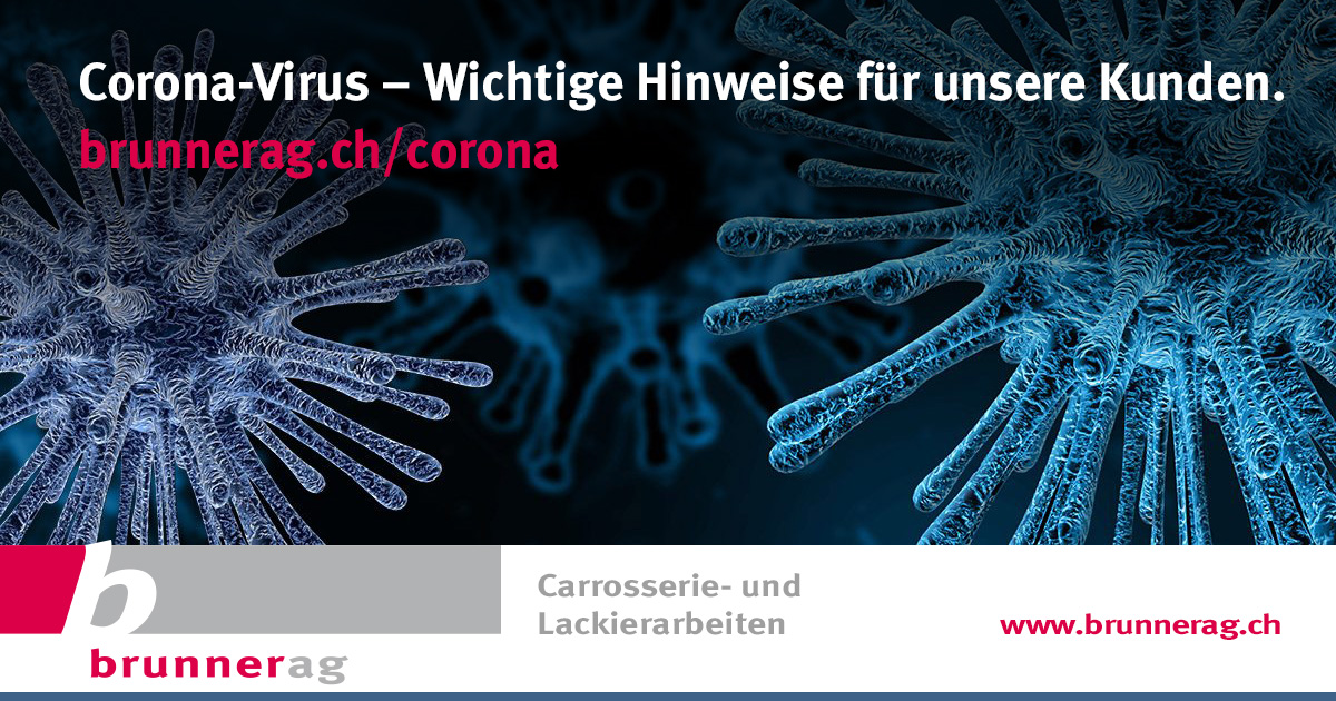 Startseite Corona der Brunner AG, Zufikon